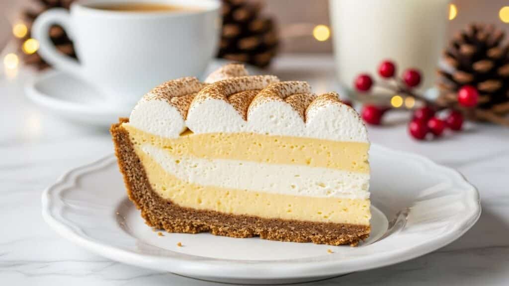 Christmas Eve Cinnamon Vanilla Custard Pie Recipe