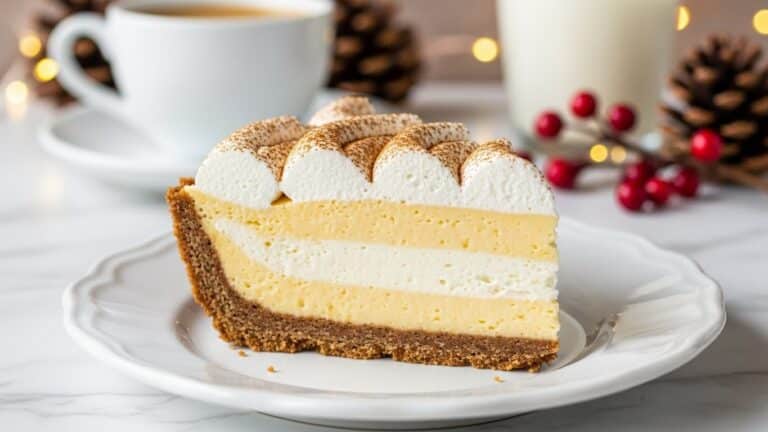 Christmas Eve Cinnamon Vanilla Custard Pie Recipe