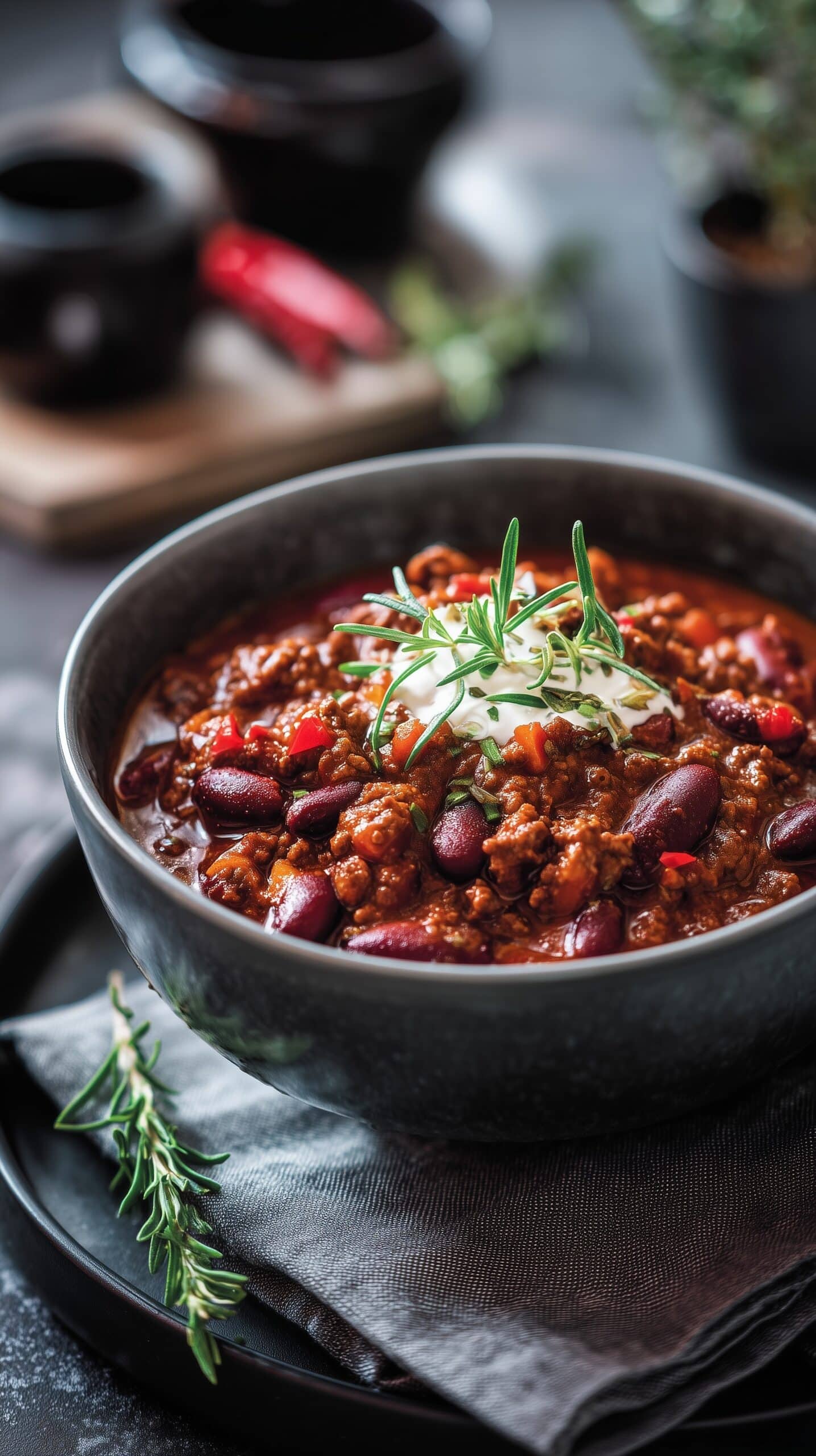 Sweet Potato Black Bean Chili Recipe - Recipe Image