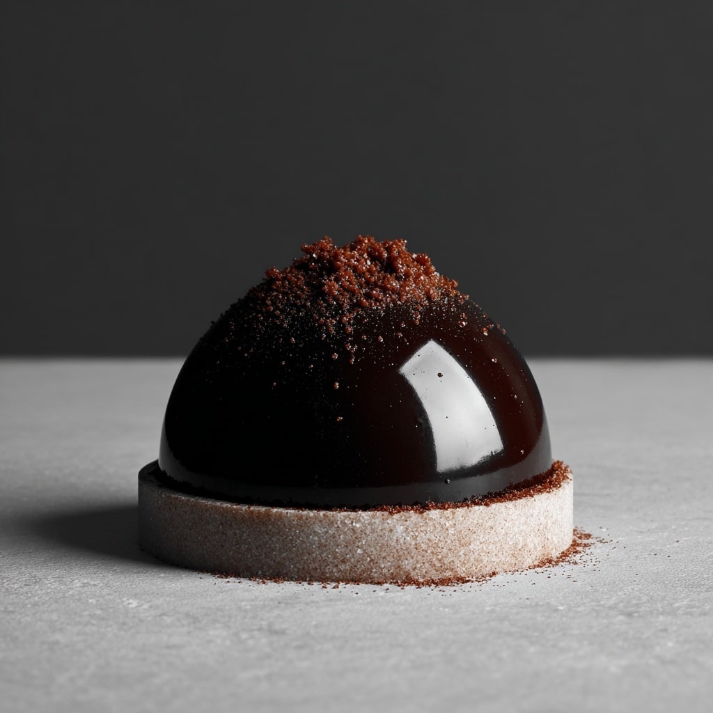 Spiced Chocolate Mousse Entremet Recipe - Recipe Image