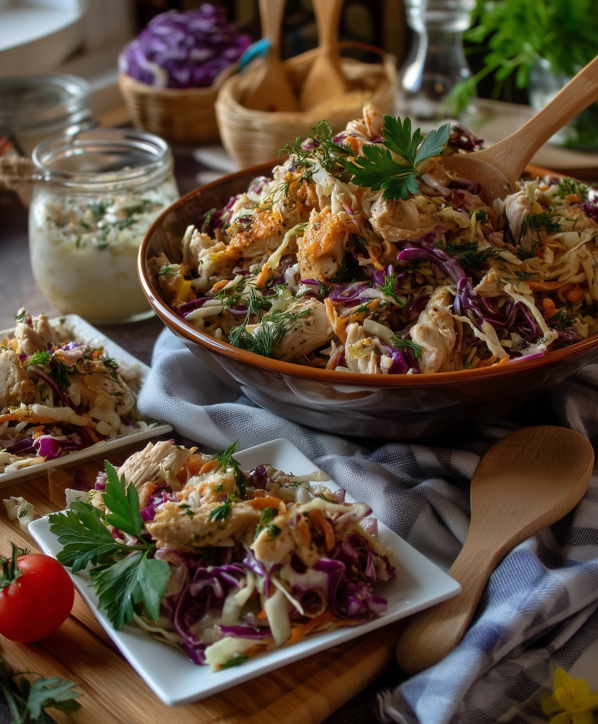 Greek Cabbage Salad Recipe - Recipe Image