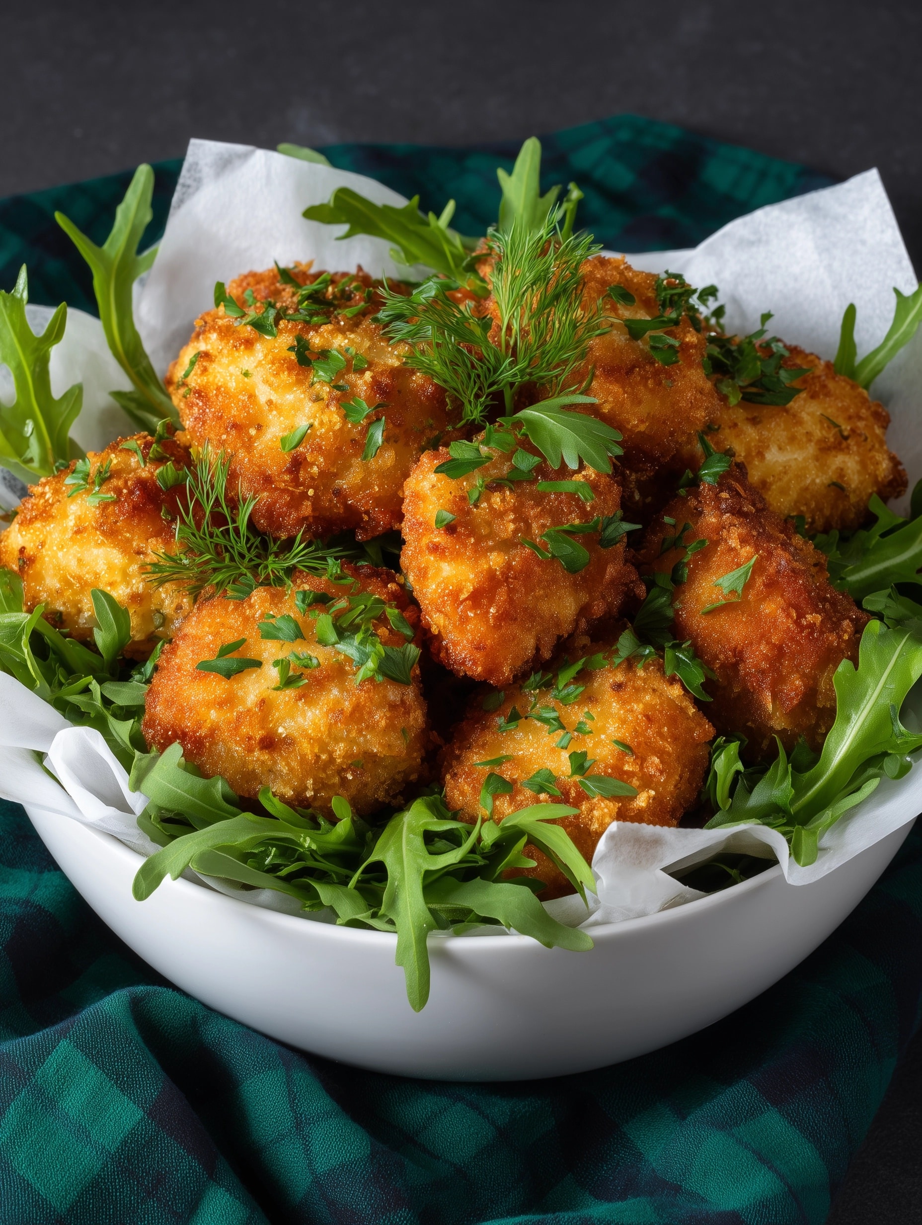 Air Fryer Cheesy Buffalo Chicken Bites Recipe - Recipe Image