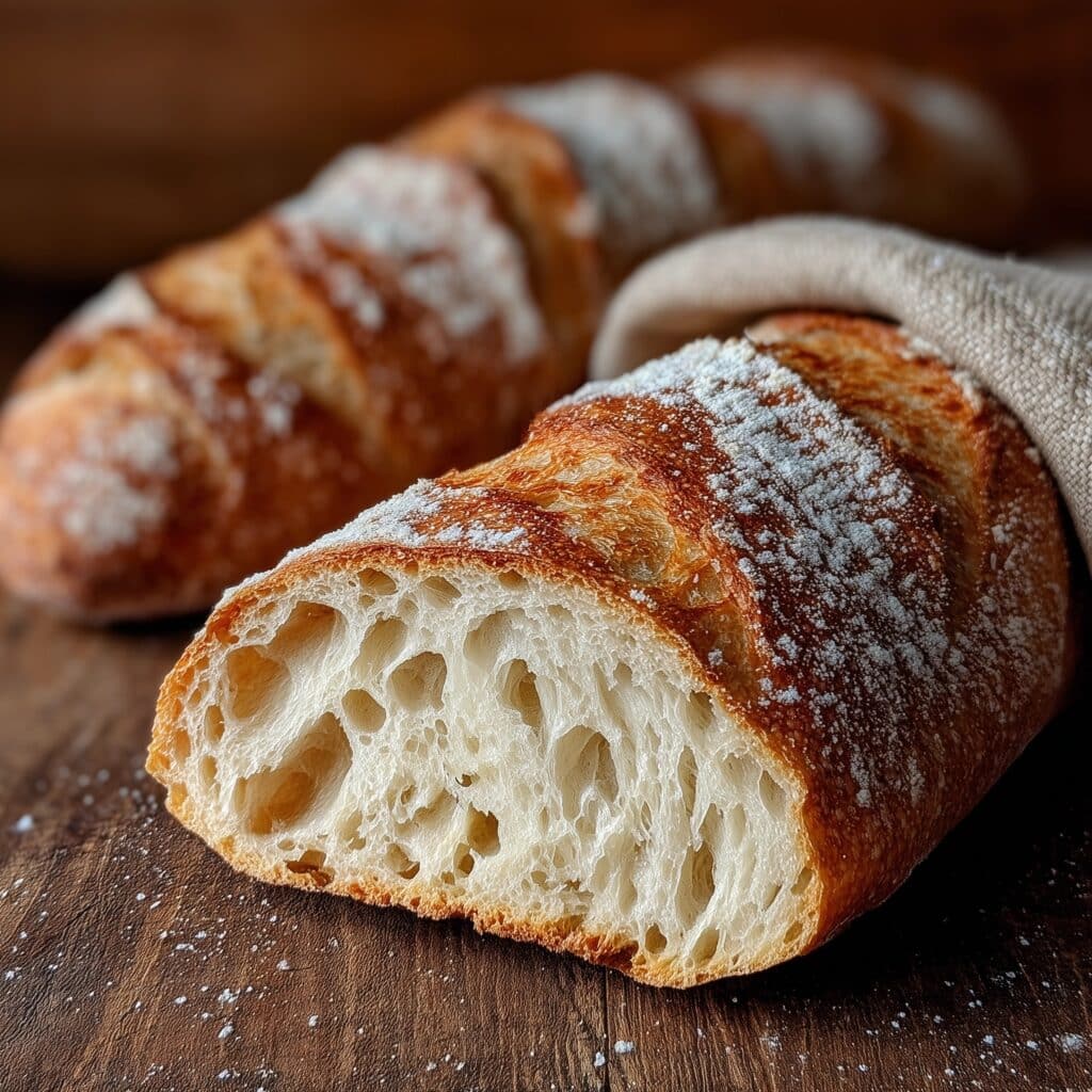 The Easiest No Knead Baguette Recipe