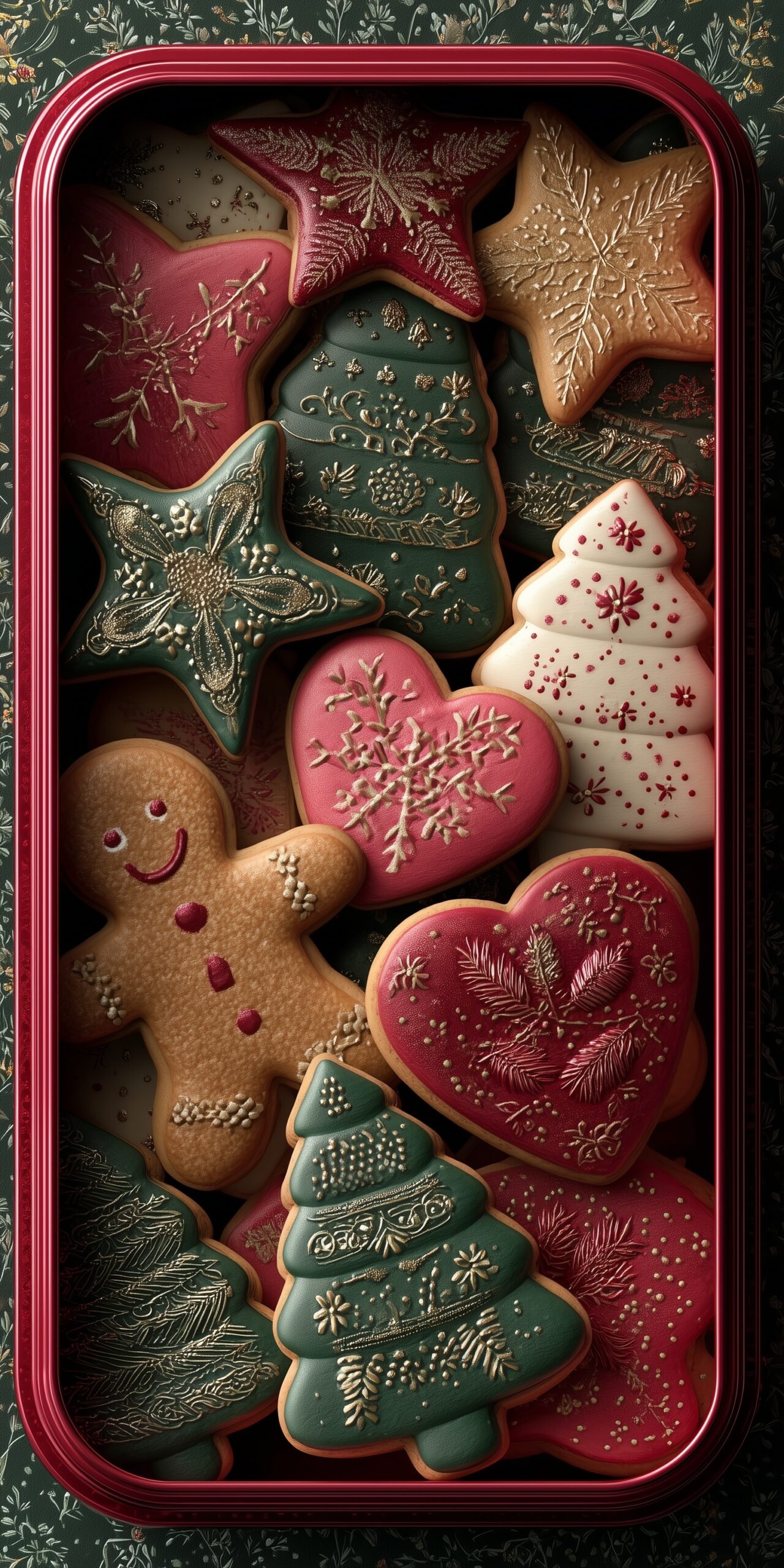 Chocolate Christmas Biscuits Recipe - Recipe Image