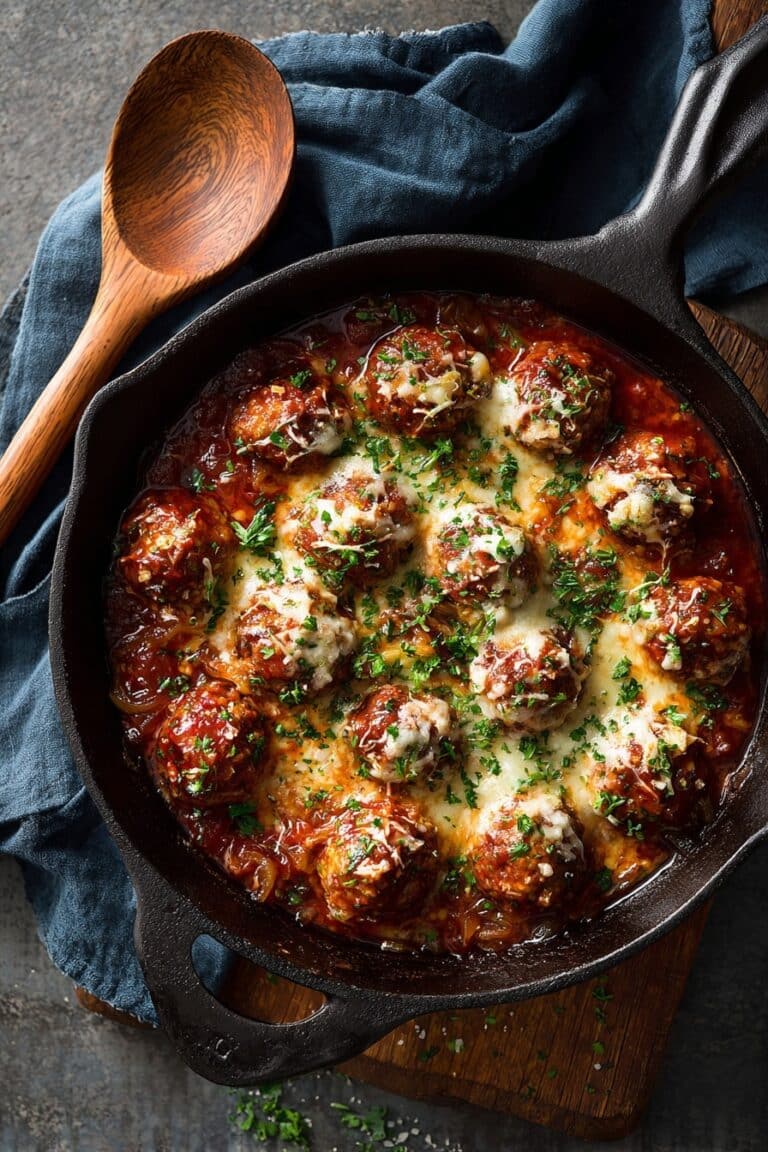 Baked Italian Meatballs Recipe