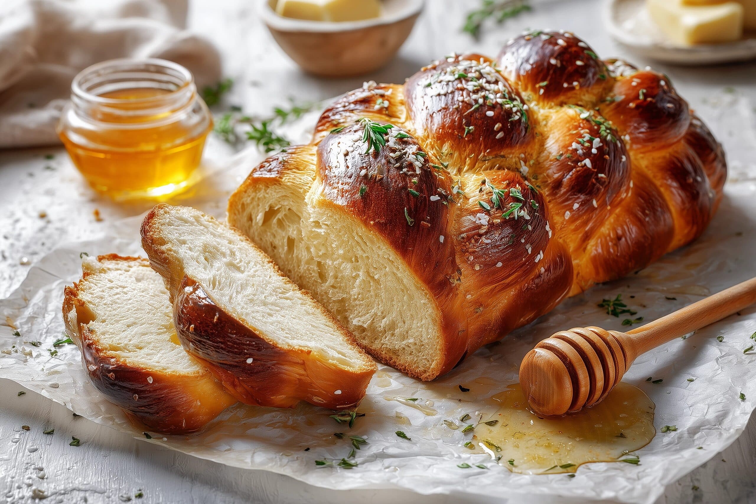 Homemade Challah Bread Recipe - Recipe Image