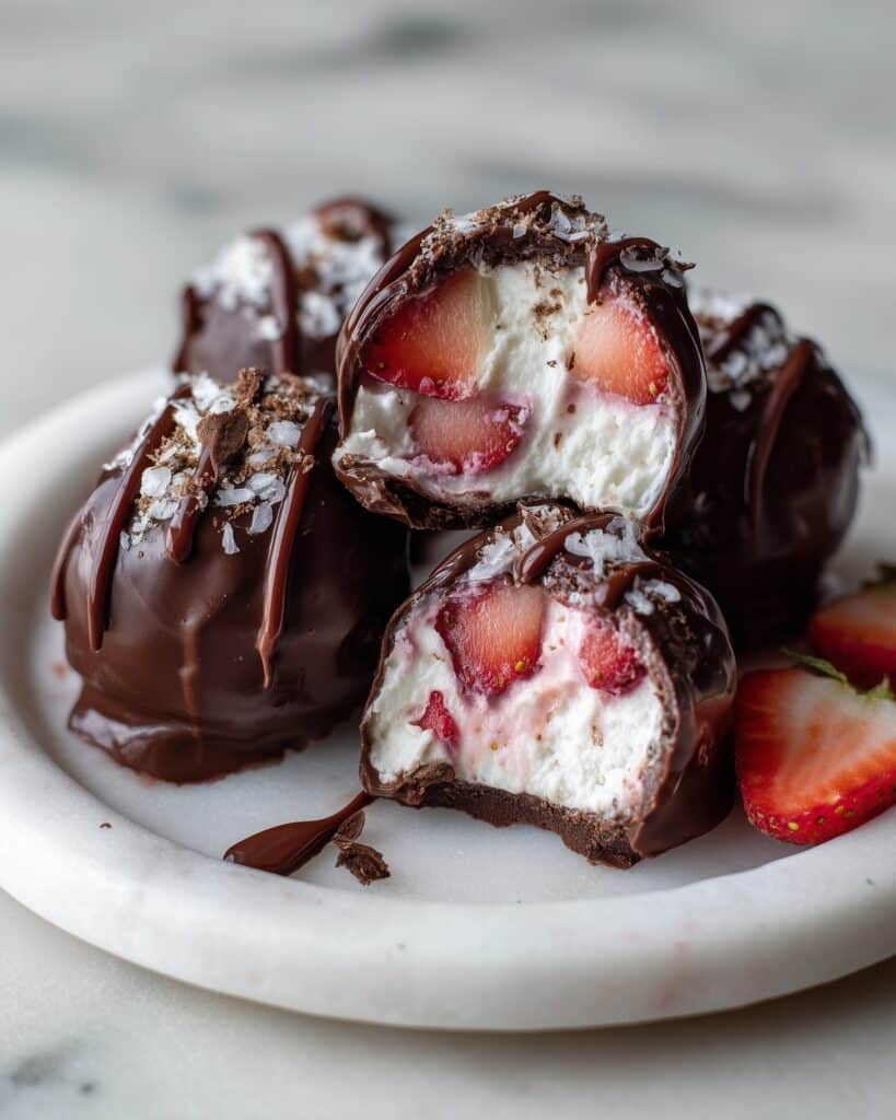Chocolate Strawberry Yogurt Clusters Recipe