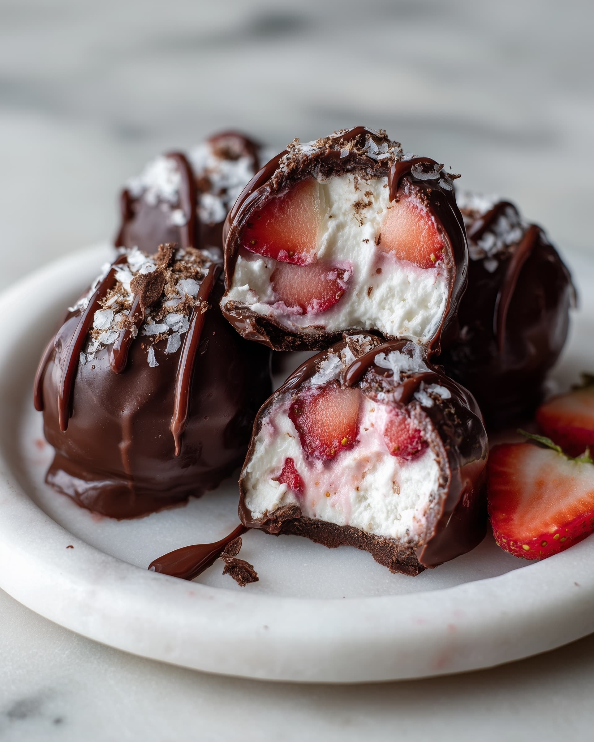 Chocolate Strawberry Yogurt Clusters Recipe