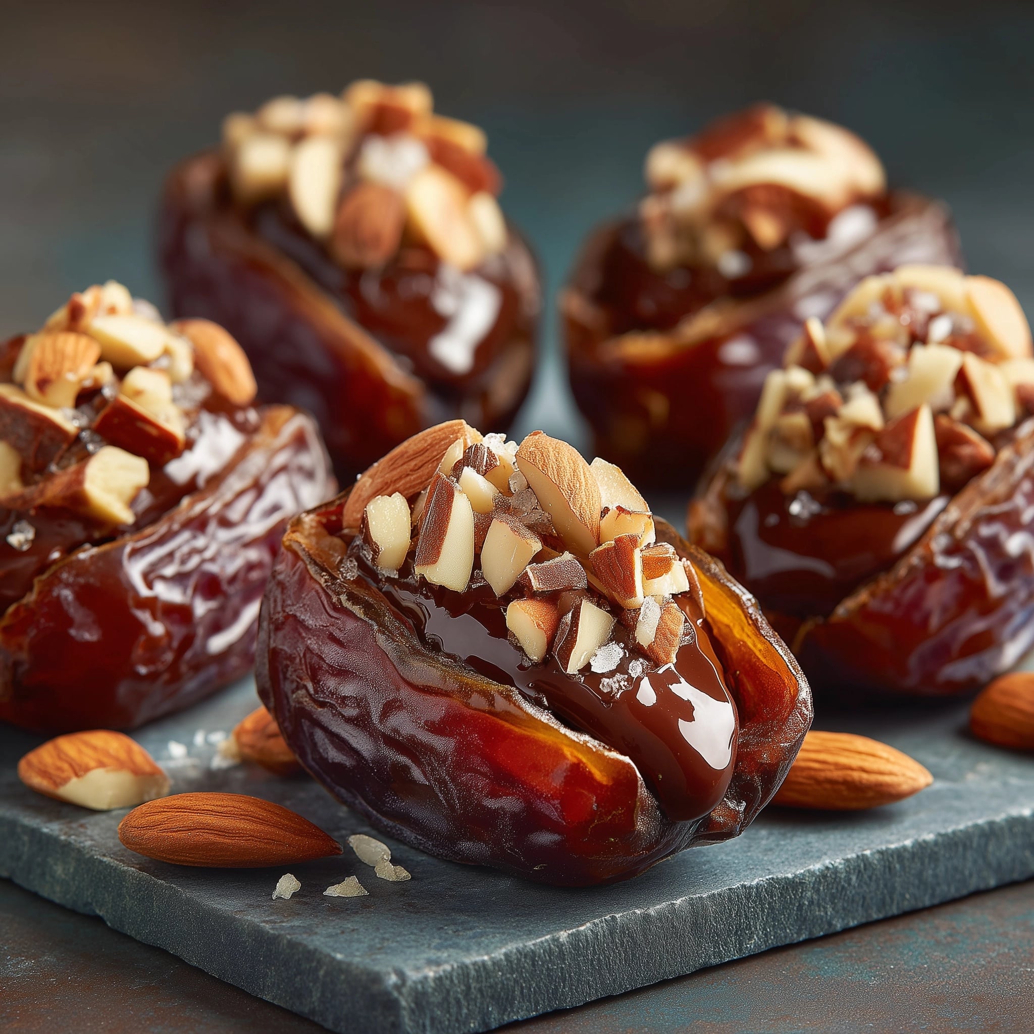Air Fryer Brie Stuffed Dates Recipe