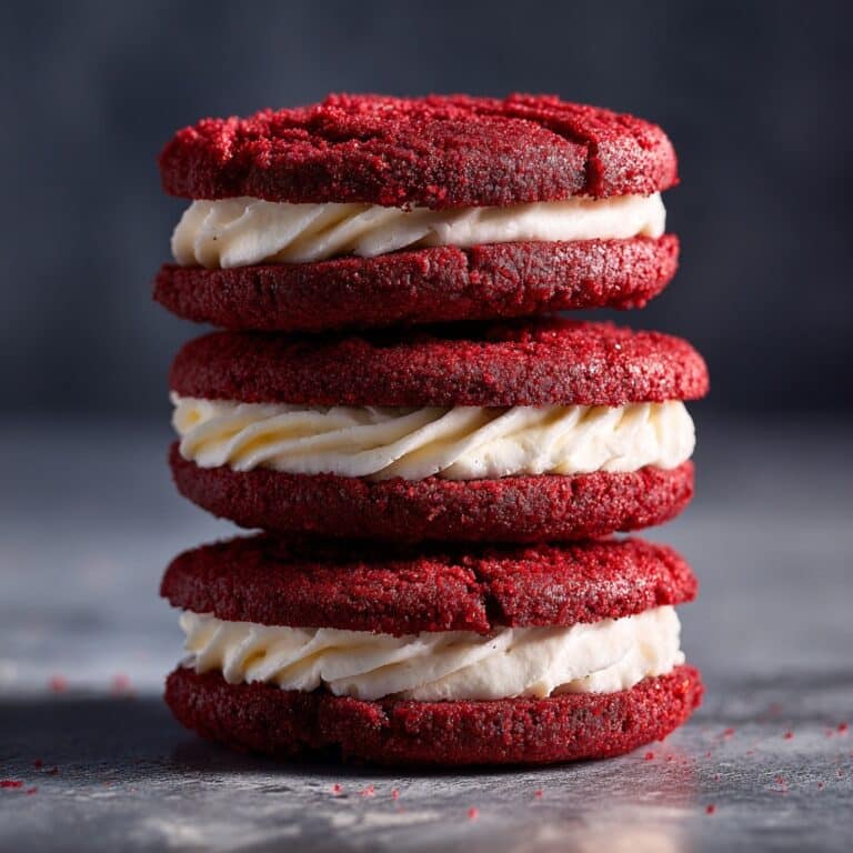 Red Velvet Cookie Sandwiches Recipe