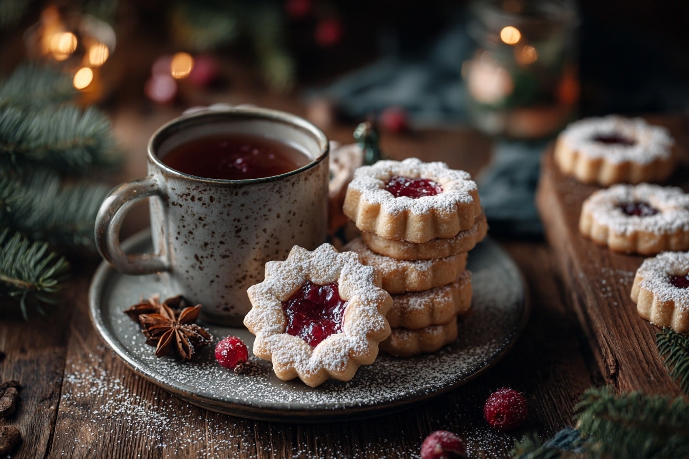 Linzer Cookies Recipe - Recipe Image