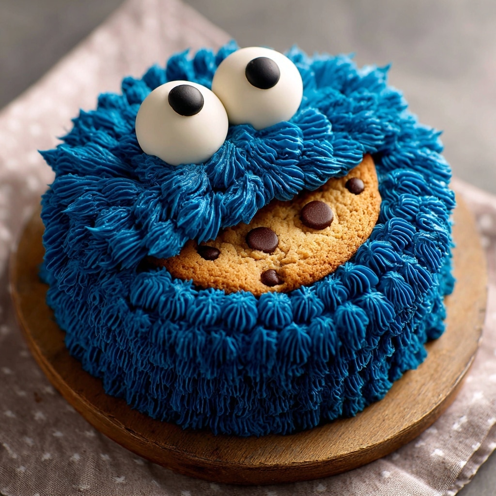 Cookie Monster Cake (for Decorating Beginners) Recipe - Recipe Image