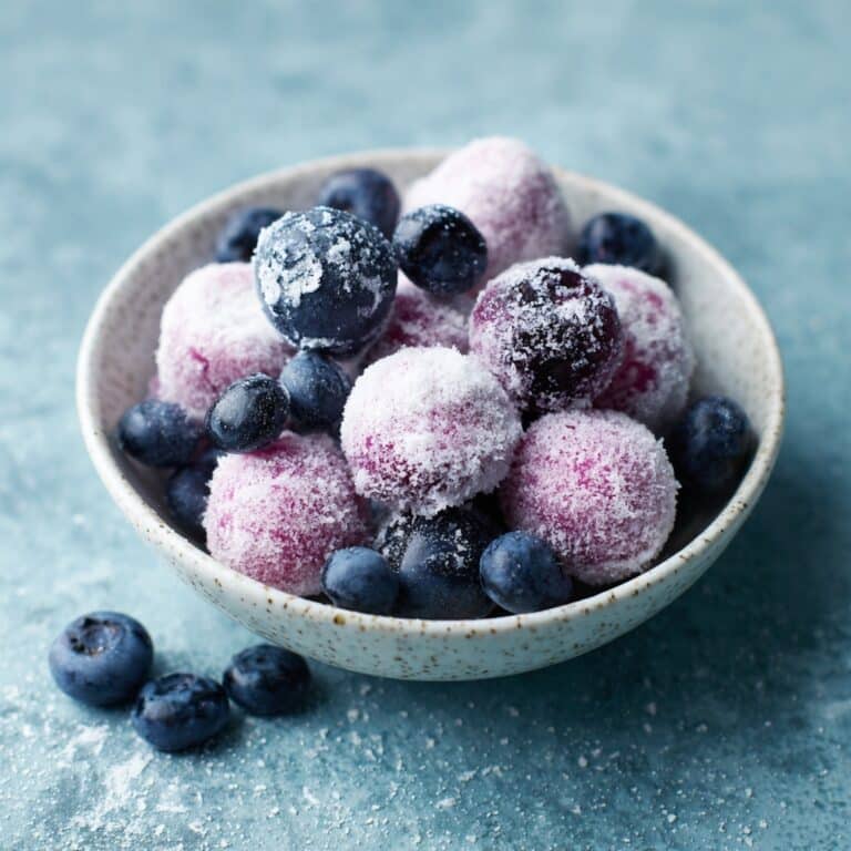 No-Bake Lemon Blueberry Protein Bites Recipe