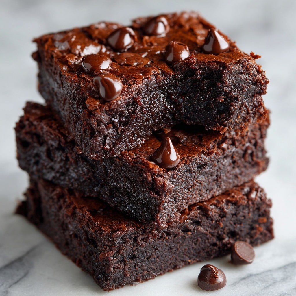 Triple Chocolate Cake Mix Brownie Bars Recipe