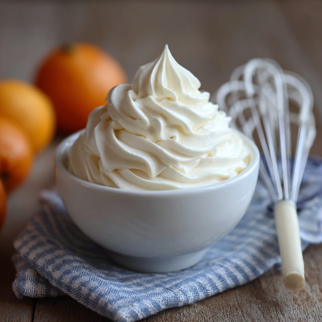 Homemade Whipped Cream Recipe