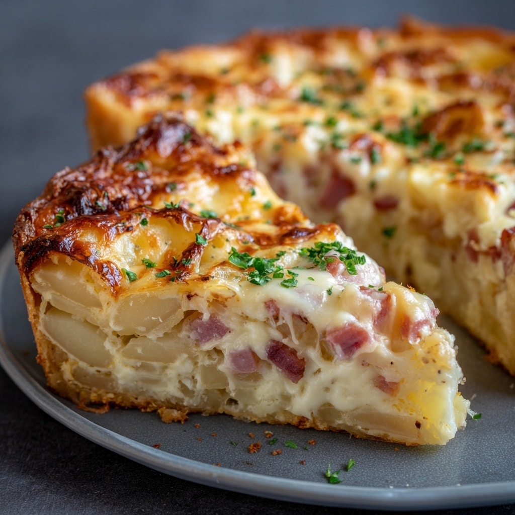 Bacon and Cheese Crustless Quiche Recipe - Recipe Image