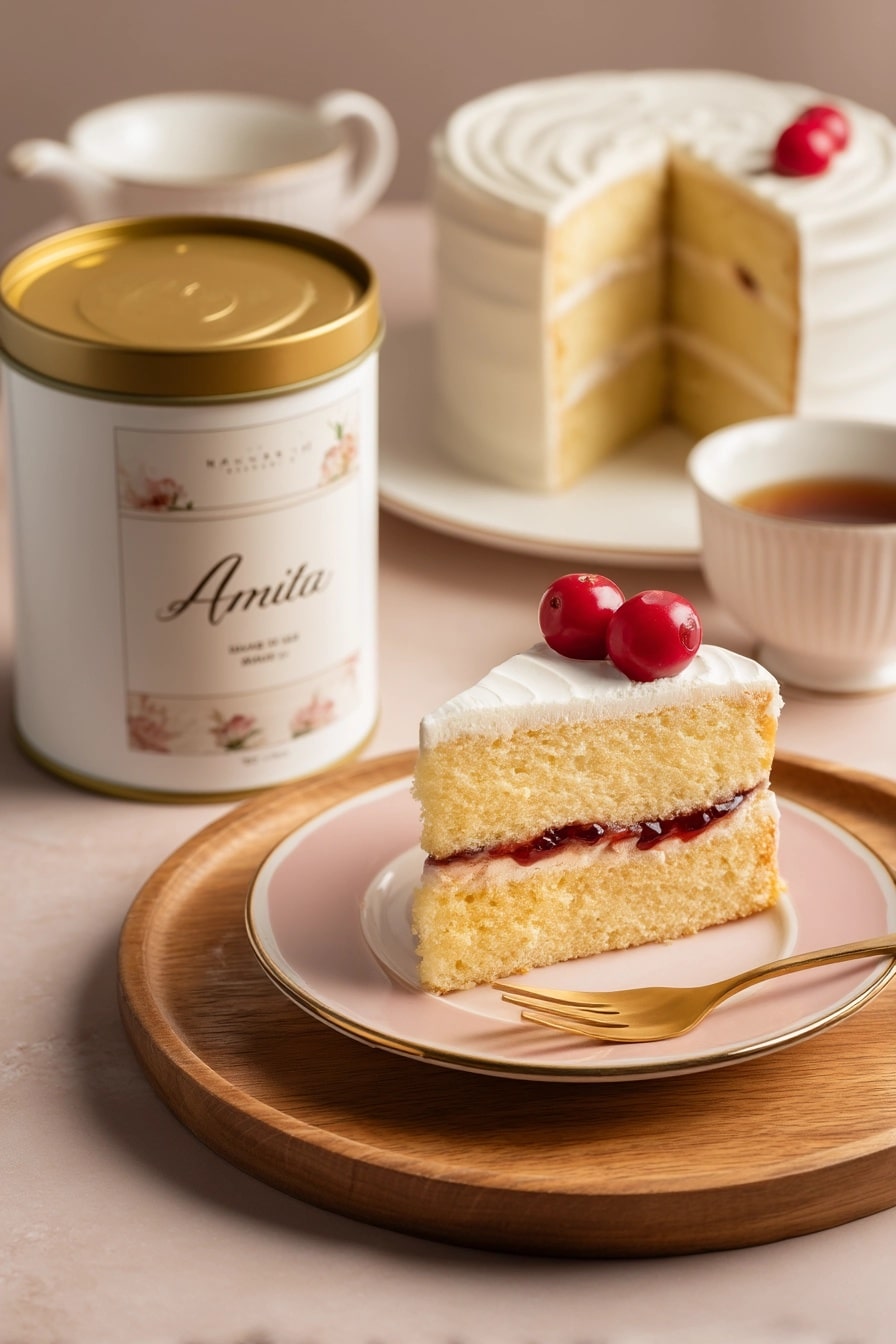 London Fog Cake Recipe - Recipe Image