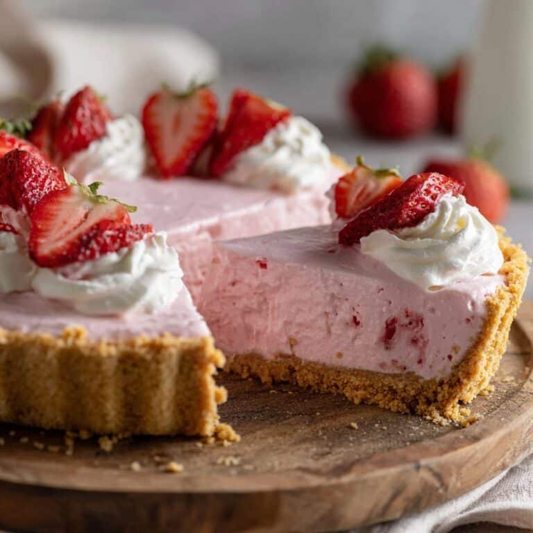 No Bake Strawberry Pie Recipe
