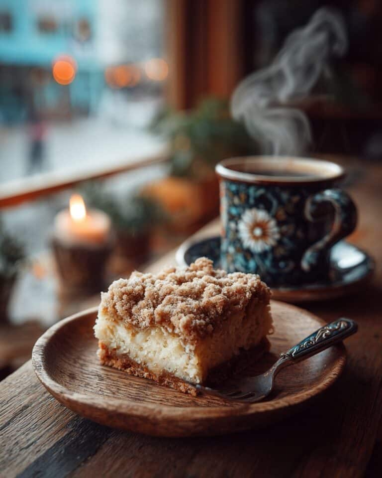 Yogurt Streusel Coffee Cake Recipe