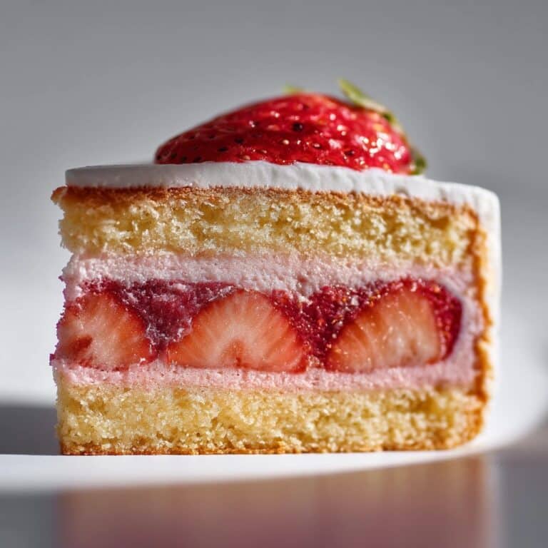 Strawberry Coconut Sponge Cakes Recipe
