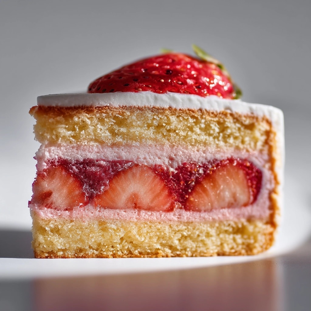 Strawberry Coconut Sponge Cakes Recipe