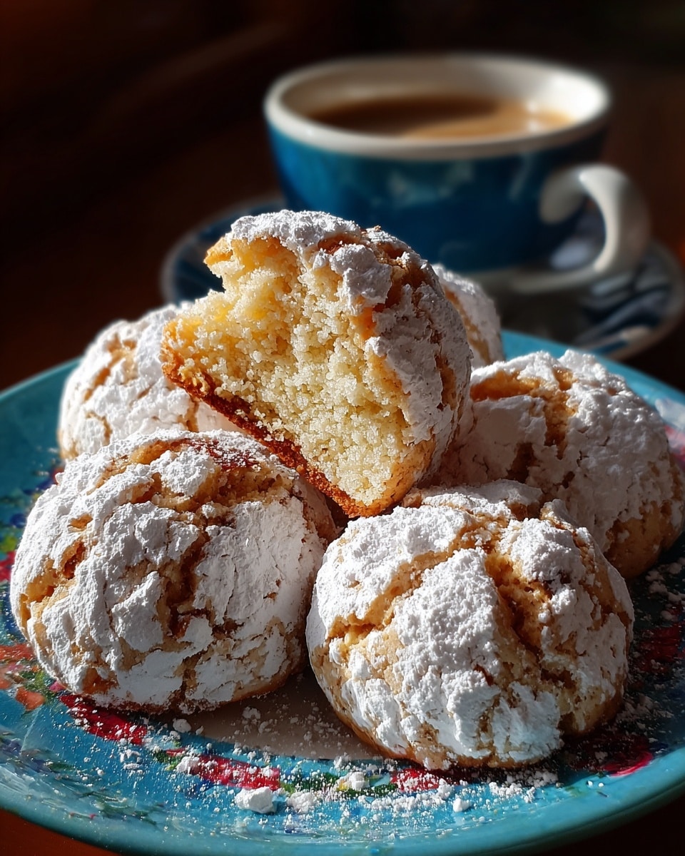 Zesty Orange Crinkle Cookies Recipe - Recipe Image