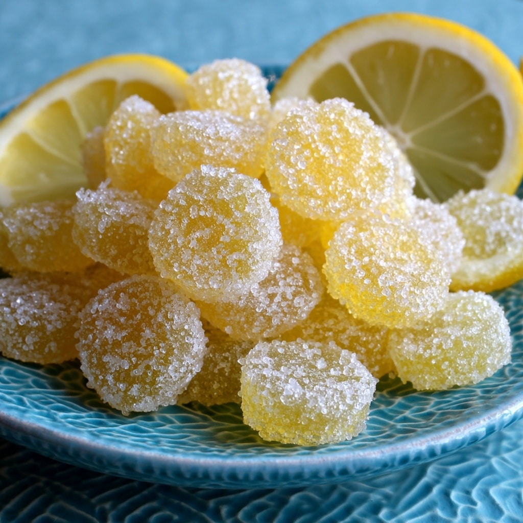 Sweet and Tangy Homemade Lemon Drops Recipe - Recipe Image