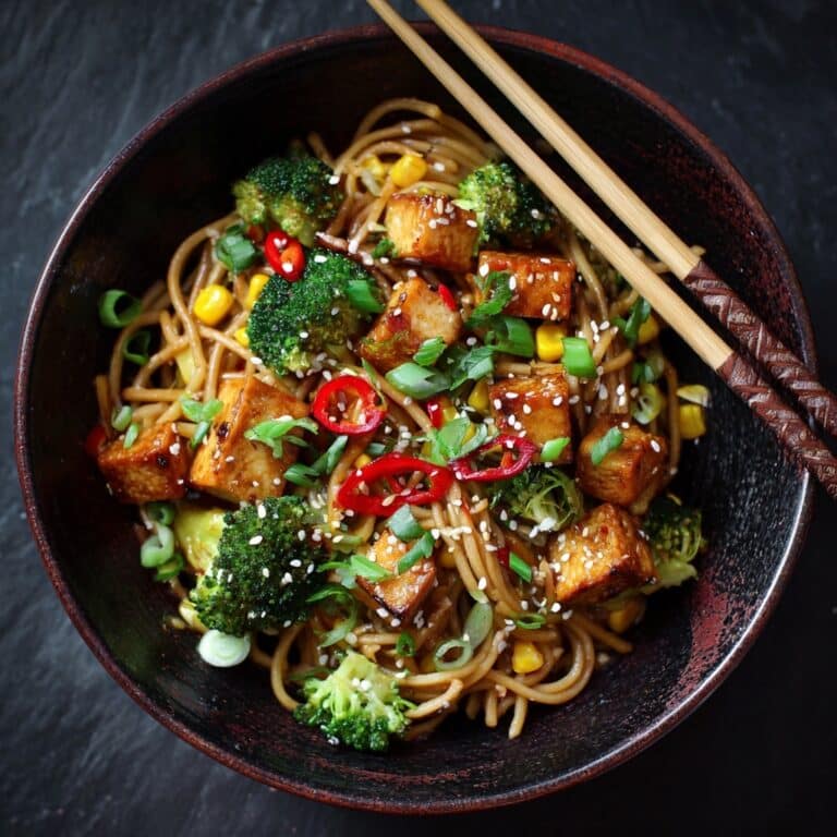 Easy Tofu Lo Mein Recipe
