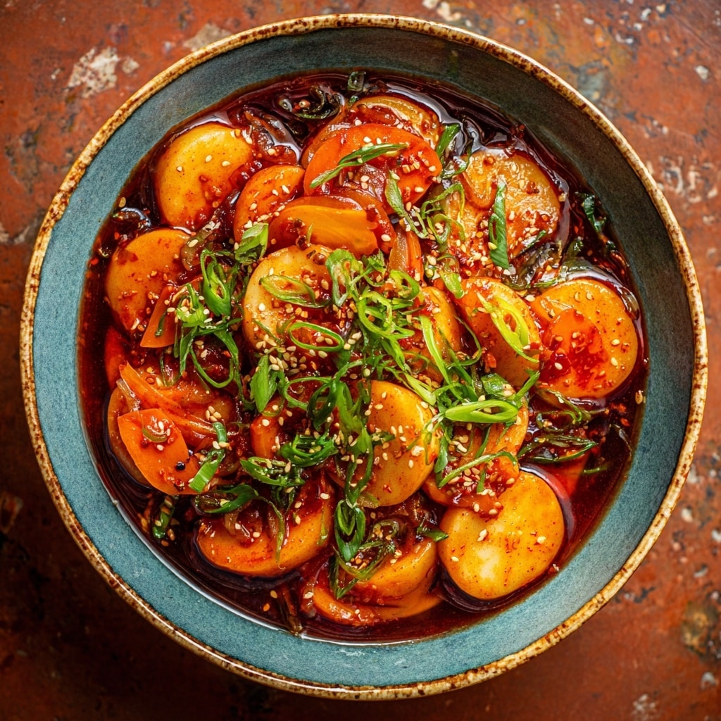 Korean Spicy Rice Cakes Recipe