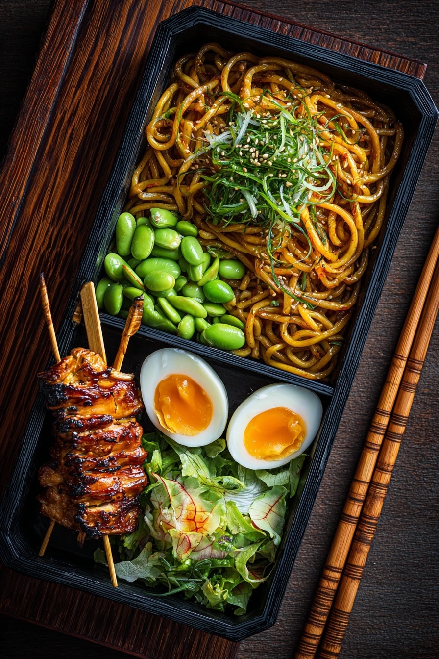 Sheet Pan Crispy Ramen Veggies with Chicken or Tofu Recipe - Recipe Image
