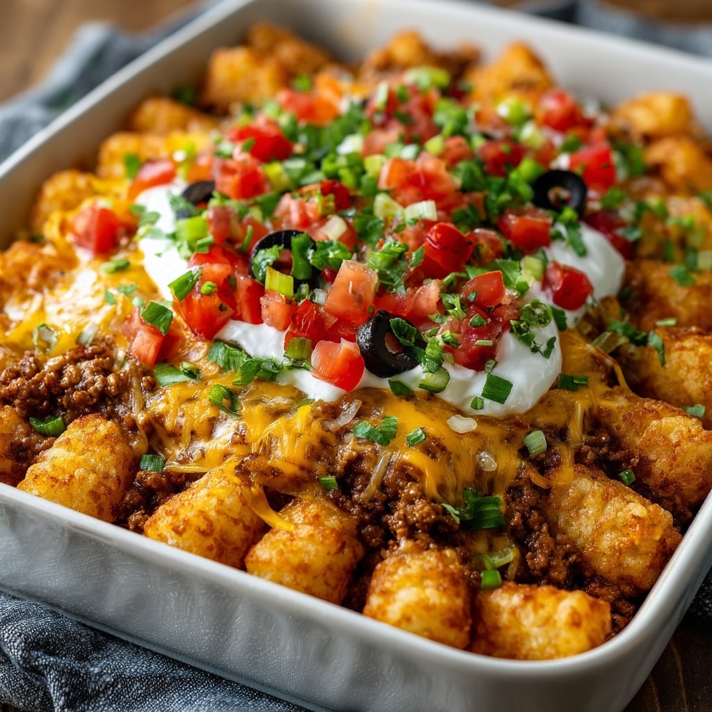 Mexican Tater Tot Casserole Recipe - Recipe Image