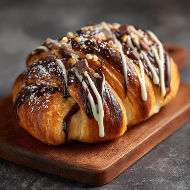 Pain au Chocolat Tear-and-Share Loaf with Raspberry and Dark Chocolate Filling Recipe