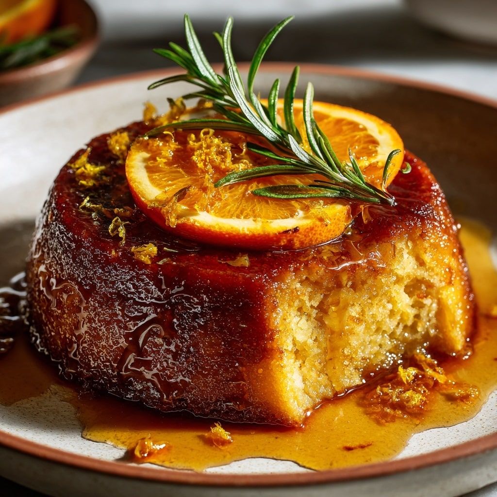 Upside Down Orange Cake Recipe