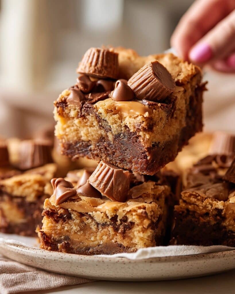 Peanut Butter Stuffed Brownies Recipe