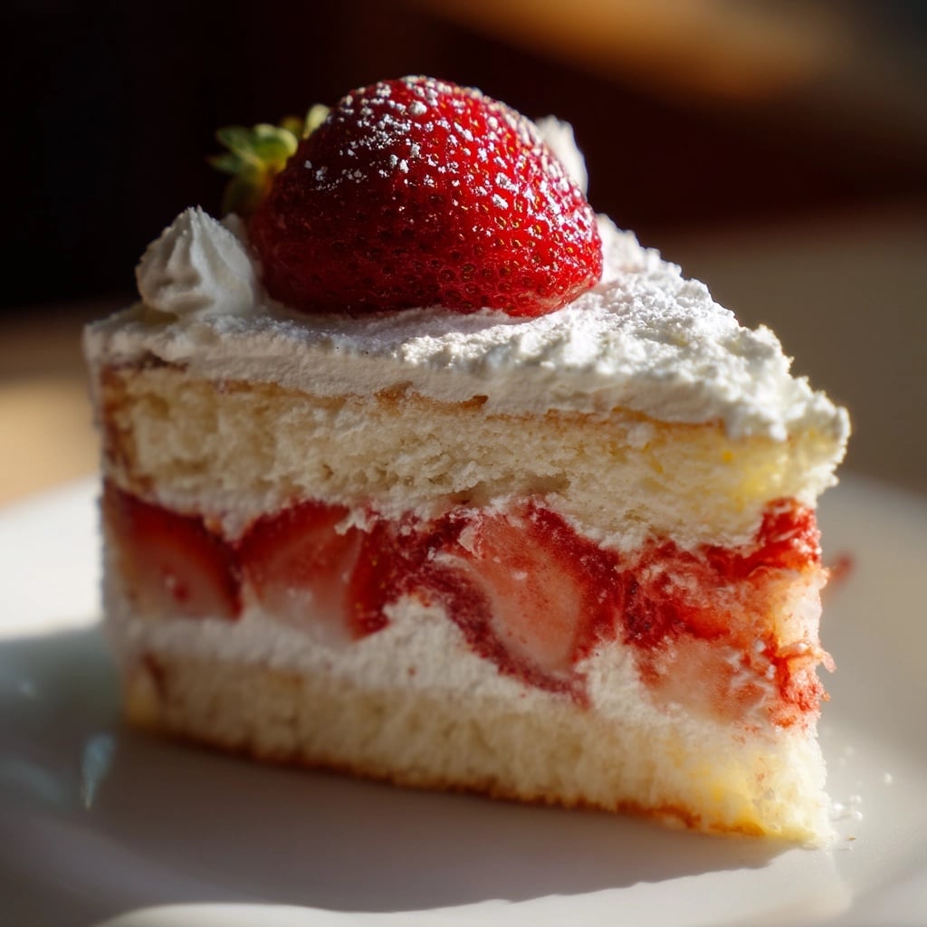 Strawberry Shortcake Layer Cake Recipe