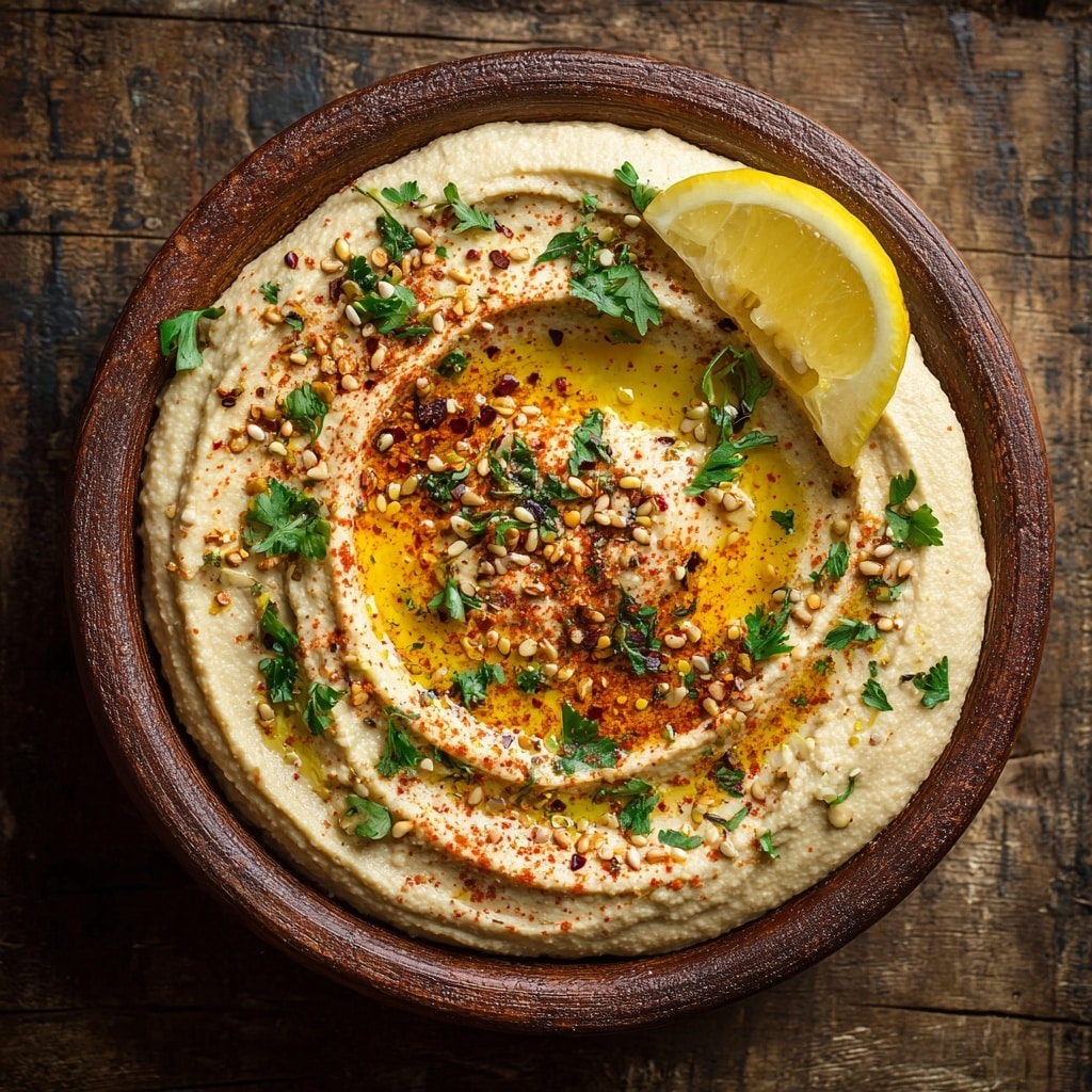 Lemon & Coriander Hummus Recipe
