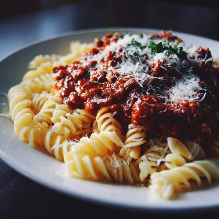 Fusilli Bolognese Recipe