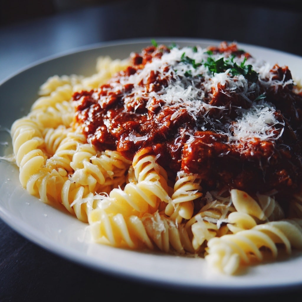 Fusilli Bolognese Recipe - Recipe Image
