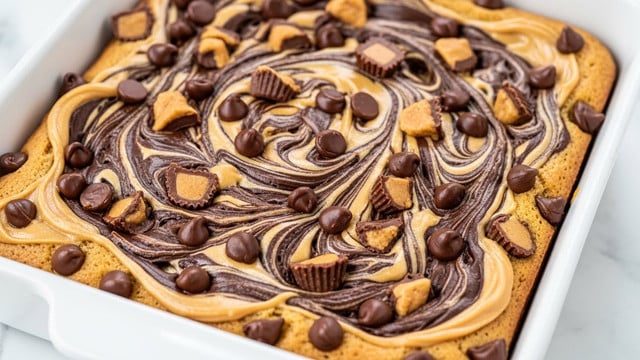 Peanut Butter Cup Dump Cake Recipe