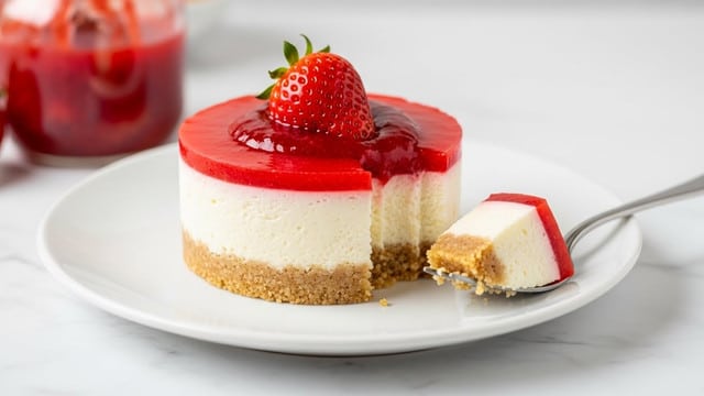 Mini Strawberry Cheesecakes Recipe