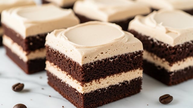 Frosted Coffee Brownies Recipe