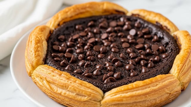 Chocolate Croissant Breakfast Bake Recipe