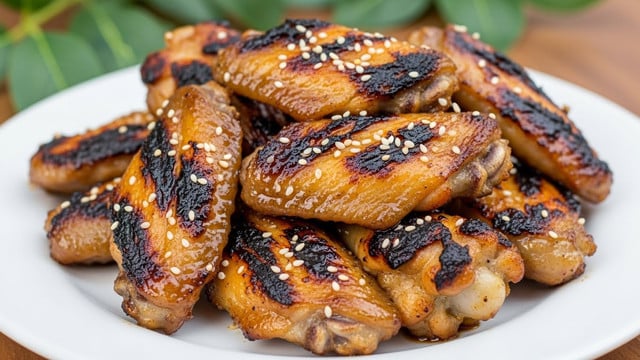 Sticky Pineapple-Teriyaki Chicken Wings in 3 Steps Recipe