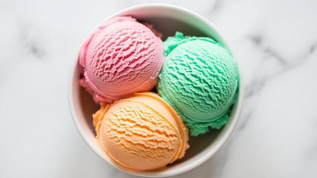 Homemade Rainbow Sherbet Recipe