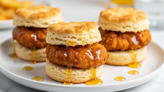 Hot Honey Chicken Biscuits Recipe