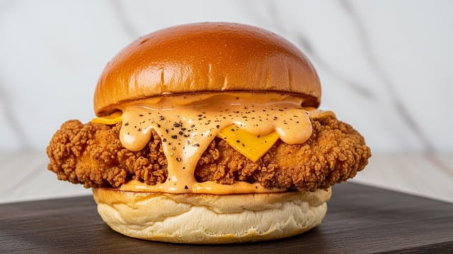 Cajun Chicken Sloppy Joes with Creamy Cheese Sauce Recipe