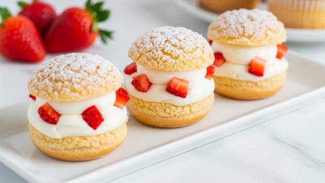 Strawberry Cream Puffs Recipe