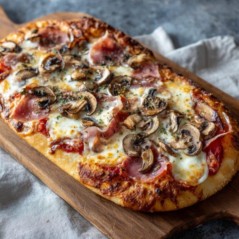 Portobello Mushroom Pizzas Recipe