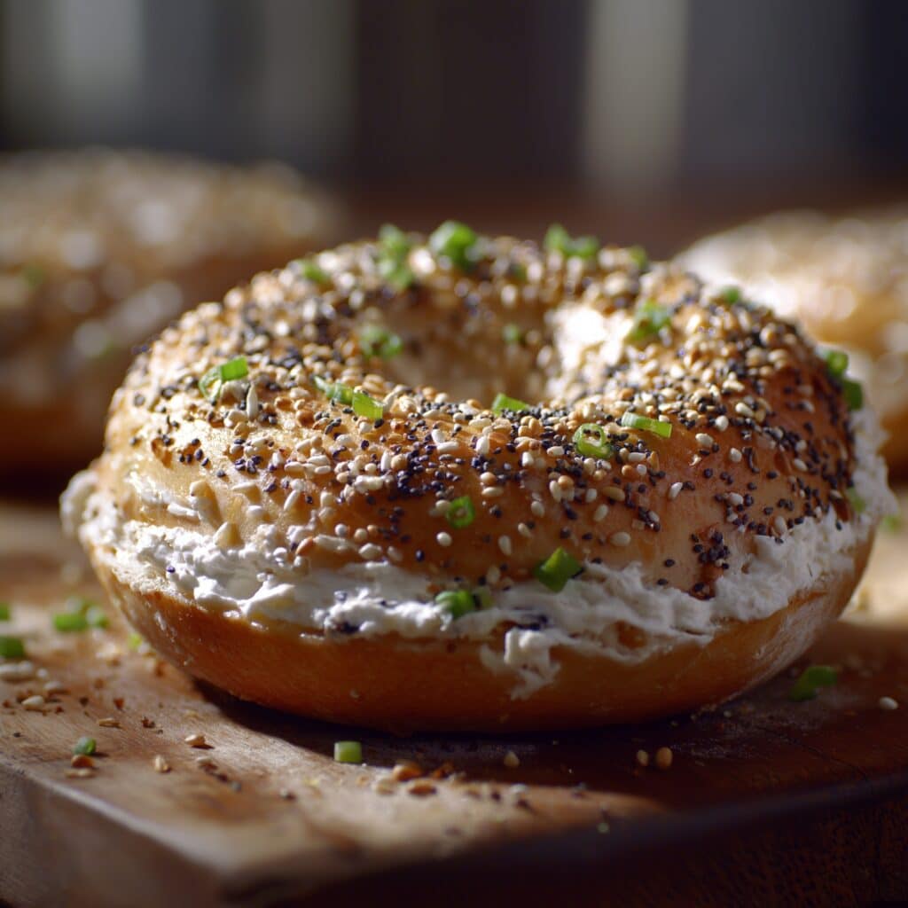 Bagel Board with Smoked Salmon, Blueberry Compote, and Crispy Bacon Recipe