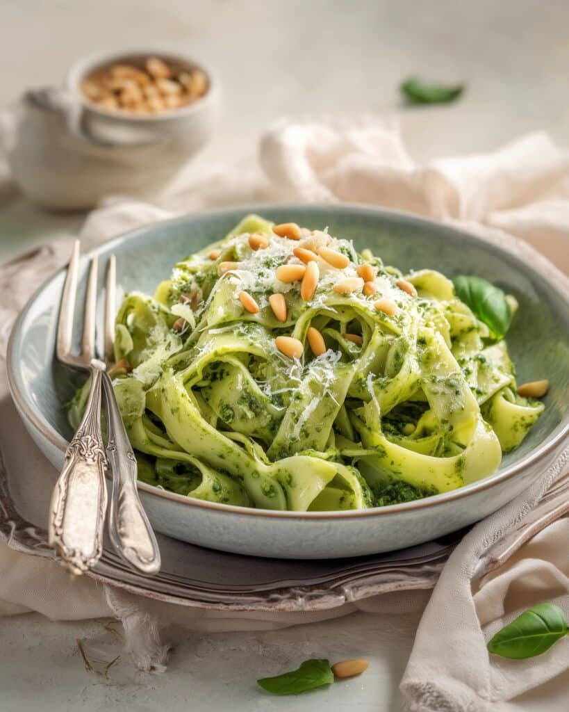 Spinach One-Pot Pasta with Anchovies and Lemon Recipe